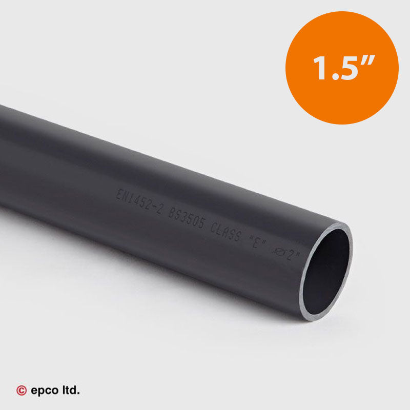 1 1/2" U-PVC Class E Pipe (Per M)