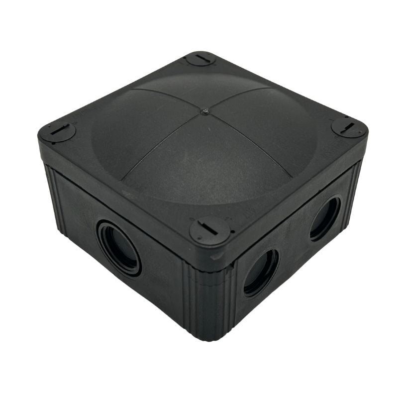 WISKA Black Junction Box IP66 - 95x95x60mm | 10105601