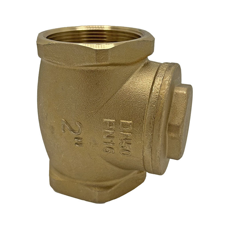 2" Brass Non-Return Valve with Rubber Seat