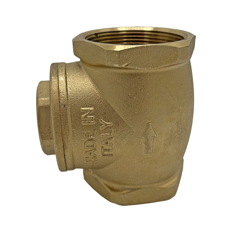 2" Brass Non-Return Valve with Rubber Seat