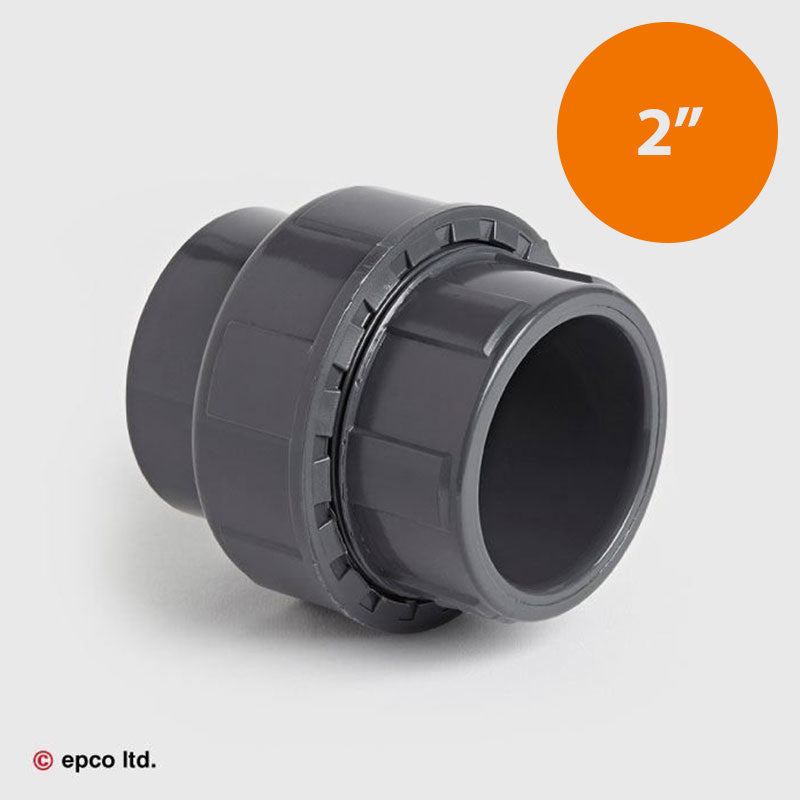 2" U-PVC Plain Union