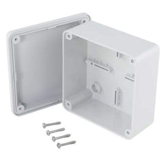 Adaptable plastic junction box - IP66 - 100MM x 100MM x 50MM