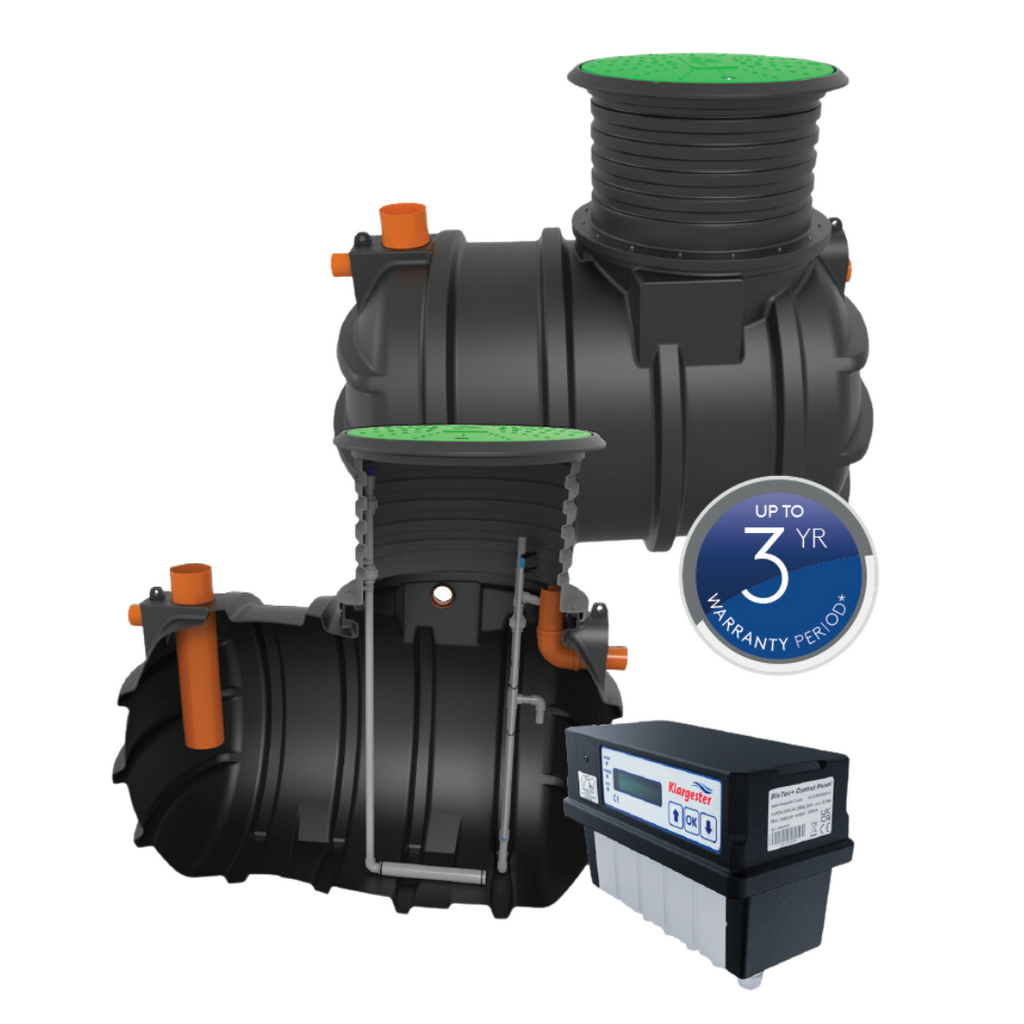 Klargester BioTec+ 2 Sewage Treatment System (up to 6 Person)