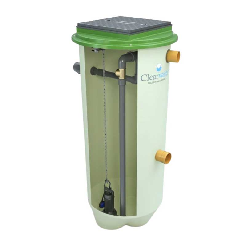 Clearwater 900L Single Sewage Pump Station | CWP3