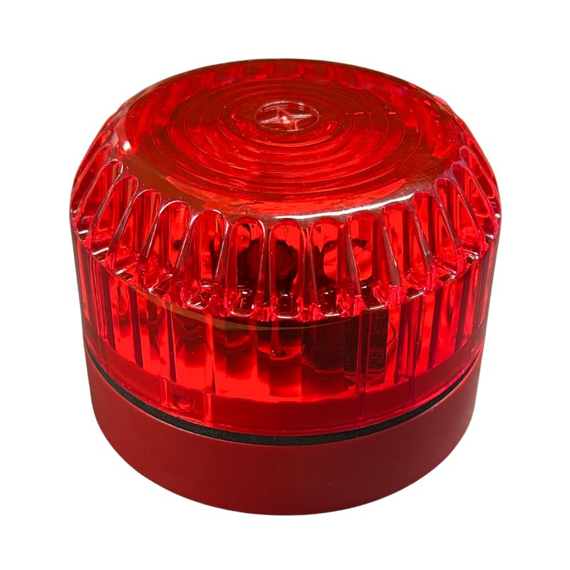 Red LED Beacon – 9–60V DC Industrial Warning Light