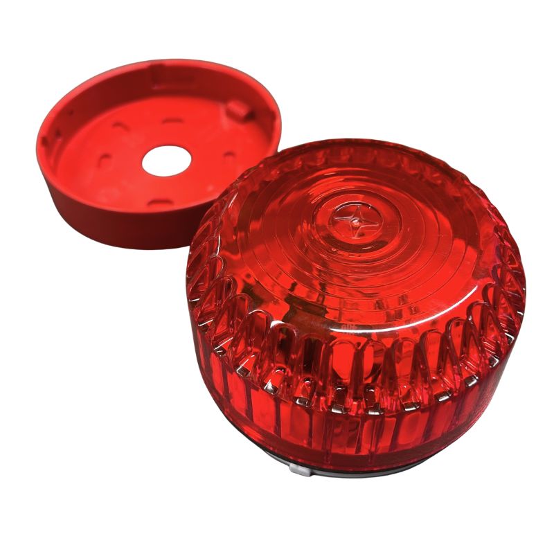 Red LED Beacon – 9–60V DC Industrial Warning Light