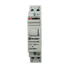 Finder DIN Rail Latching Modular Step Relay, 24V ac Coil, 16A Switching Current