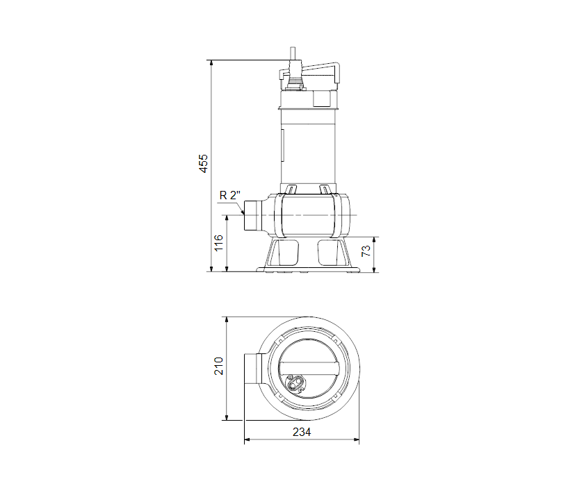 Grundfos AP50B.50.11.A1V Single-Phase Sewage Pump (With Float)