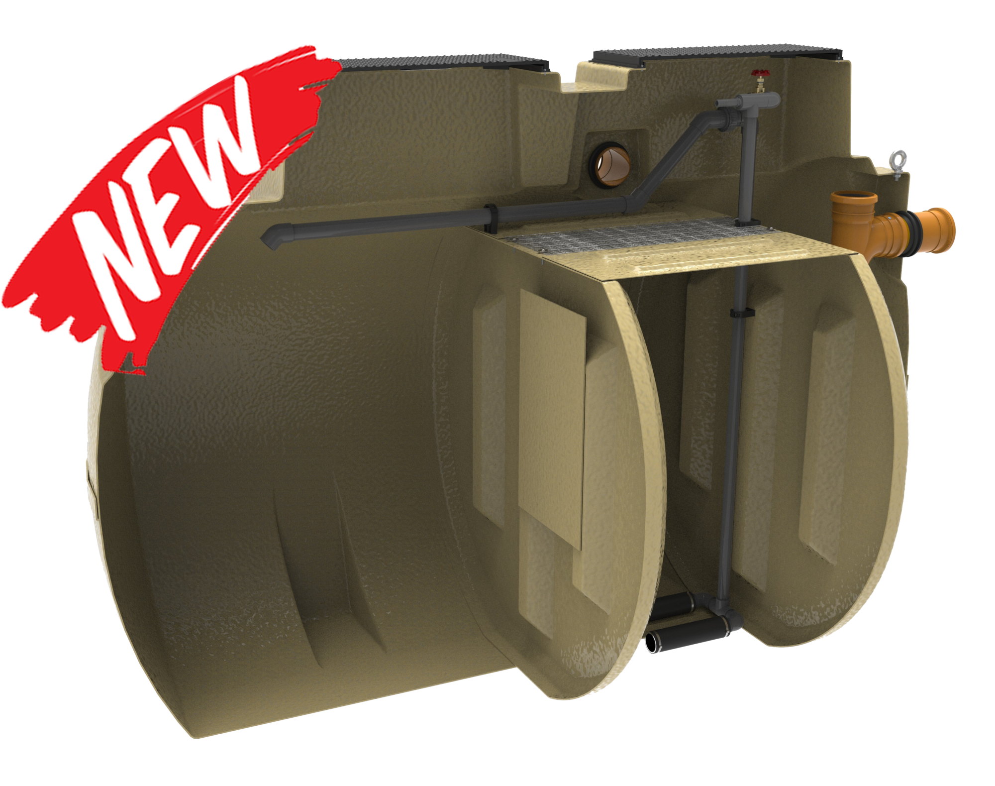 Harlequin GRP6 Hydroclear Sewage Treatment System (up to 6 person)