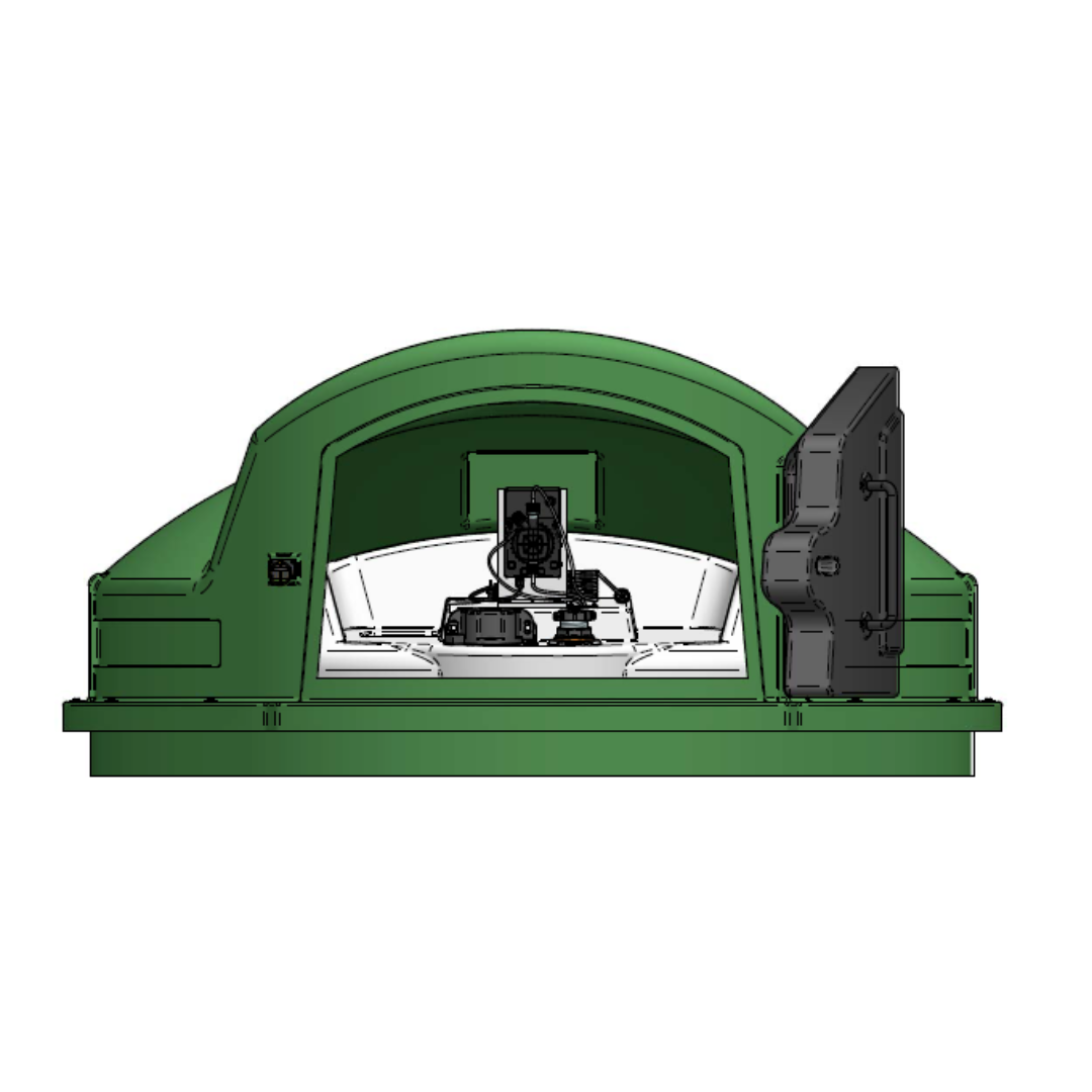 Harlequin 2500L Chemical Dosing Kiosk for Septicity Control