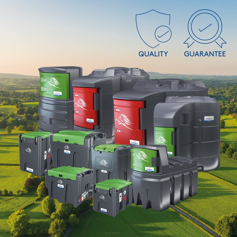 1200L Cube Kingspan FuelMaster® Bunded Diesel Dispensing Tank (0730000)