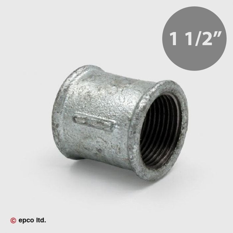 1 1/2" Galvanised Malleable Iron Female Socket