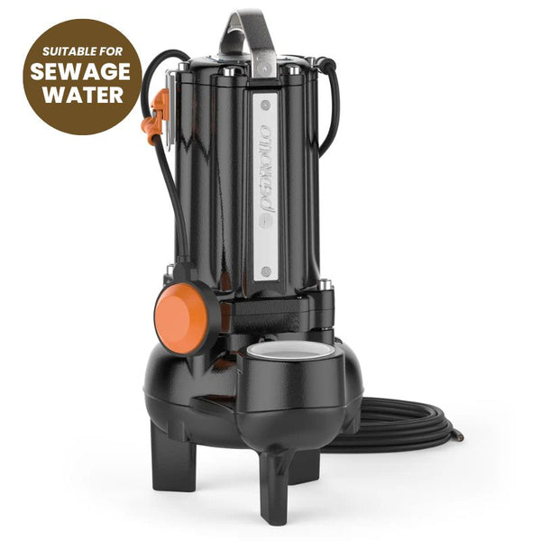 Pedrollo VXC 50-65 Cast Iron Submersible Free-Standing Vortex Pump (Single-Phase)