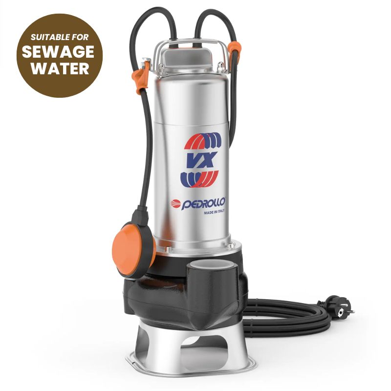 Pedrollo VX 15/50 Submersible Dirty Water Pump (Single-Phase / With Float) | 2301340
