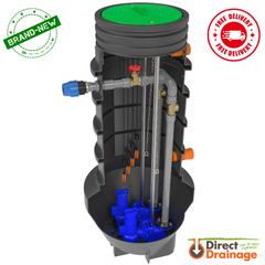 Klargester Hillmaster Malvern PX3 620L Sewage Pump Station