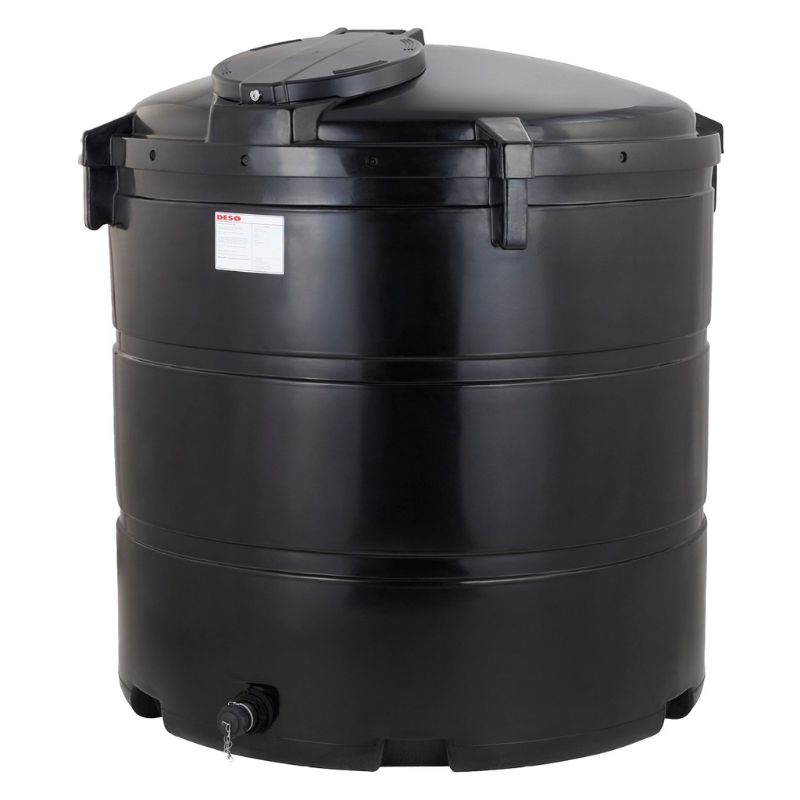 DESO Potable Water Tank 1675 litres | V1675BLKDWT