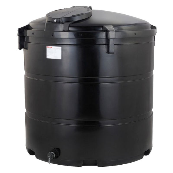 DESO Non-Potable Water Tank 1675 litres | V1675BLKWT