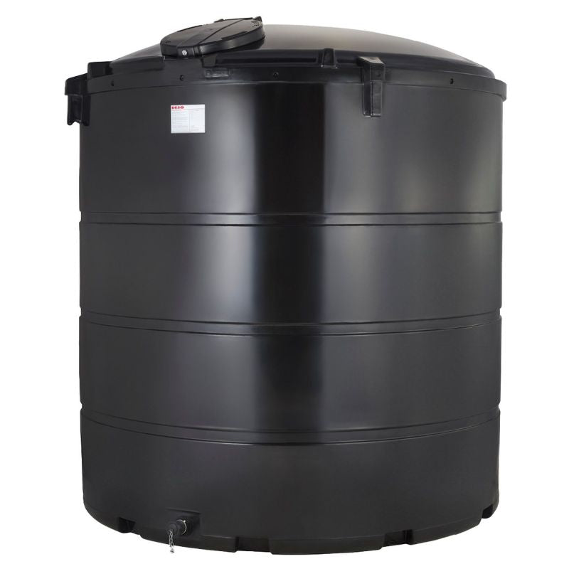 DESO Non-Potable Water Tank 6250 litres | V6250BLKWT