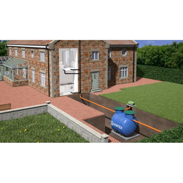 WTE VORTEX GRP 25 Person Sewage Treatment Plant