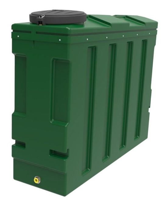 Harlequin Diamond 1400SSL Bunded Slim Oil Tank (with Apollo Tank Pack)*