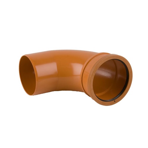 110mm Single Socket 87.5° Bend B5041 | Underground Drainage Pipe Fitting