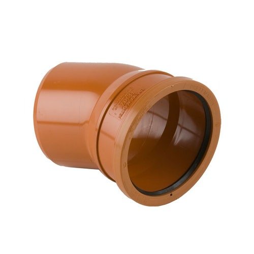 160mm Single Socket 22.5° Bend