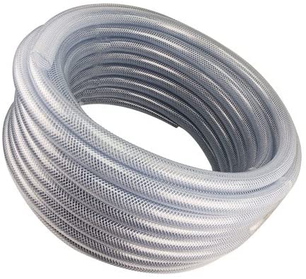 3/4" Clear Braided PVC Air Hose (Per Metre)