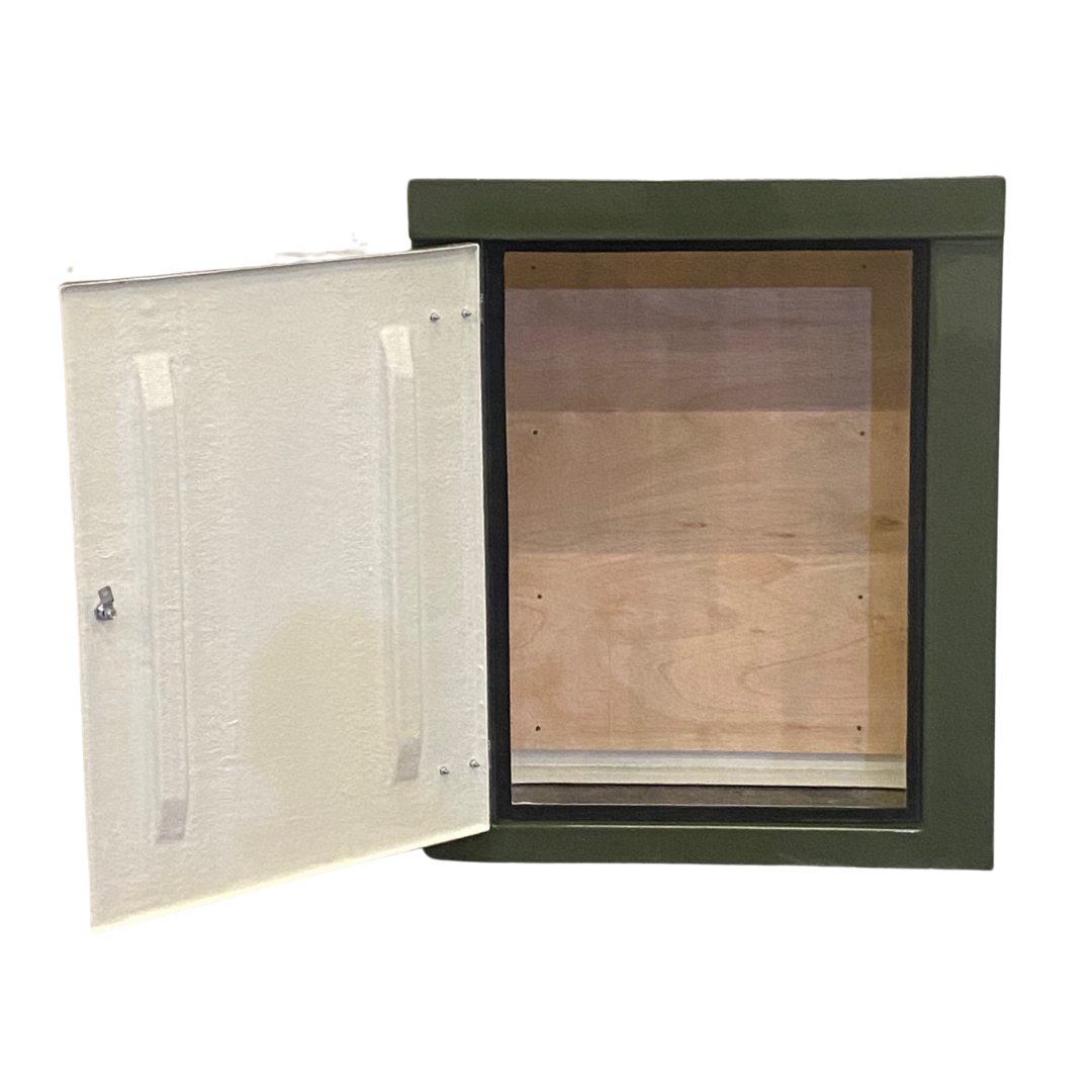 S3 H1150 x W945 x D470 GRP Electrical Kiosk Cabinet Single Door