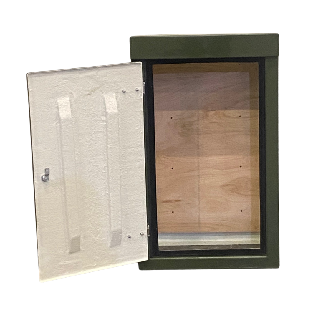 K1 H1000 x W600 x D350 GRP Electrical Kiosk Cabinet Single Door