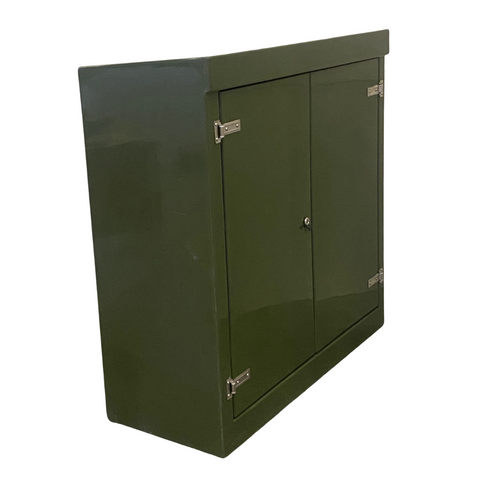 K3 H1260 x W1215 x D500 GRP Electrical Kiosk Cabinet Double Door