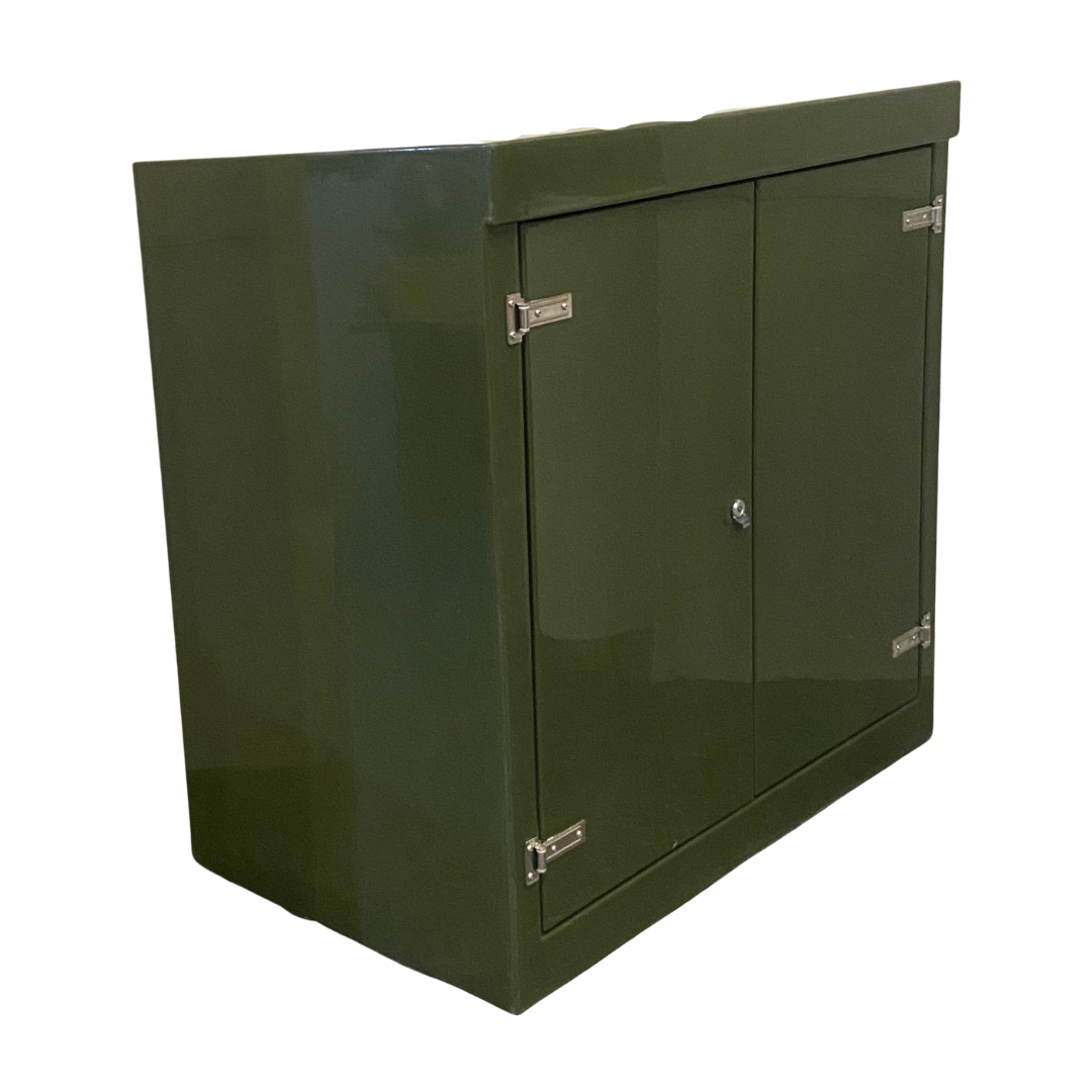 K4 H1260 x W1215 x D750 GRP Electrical Kiosk Cabinet Double Door