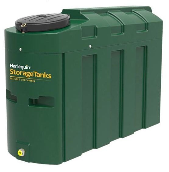 Harlequin 1000 Litre Bunded Slimline Oil Tank | 1000ITE
