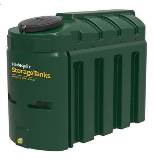 Harlequin 1300 Litre Bunded Slimline Oil Tank | 1300ITE