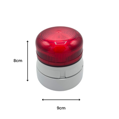 Red Flashing LED Beacon (230V)