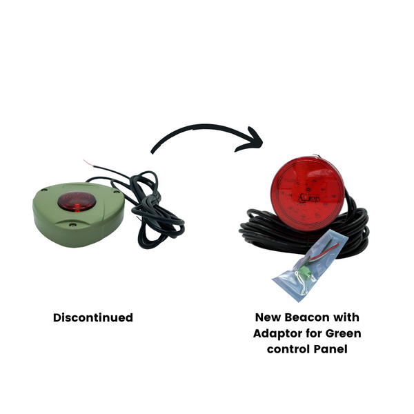 Klargester NEW Beacon with Adaptor to Old Panel